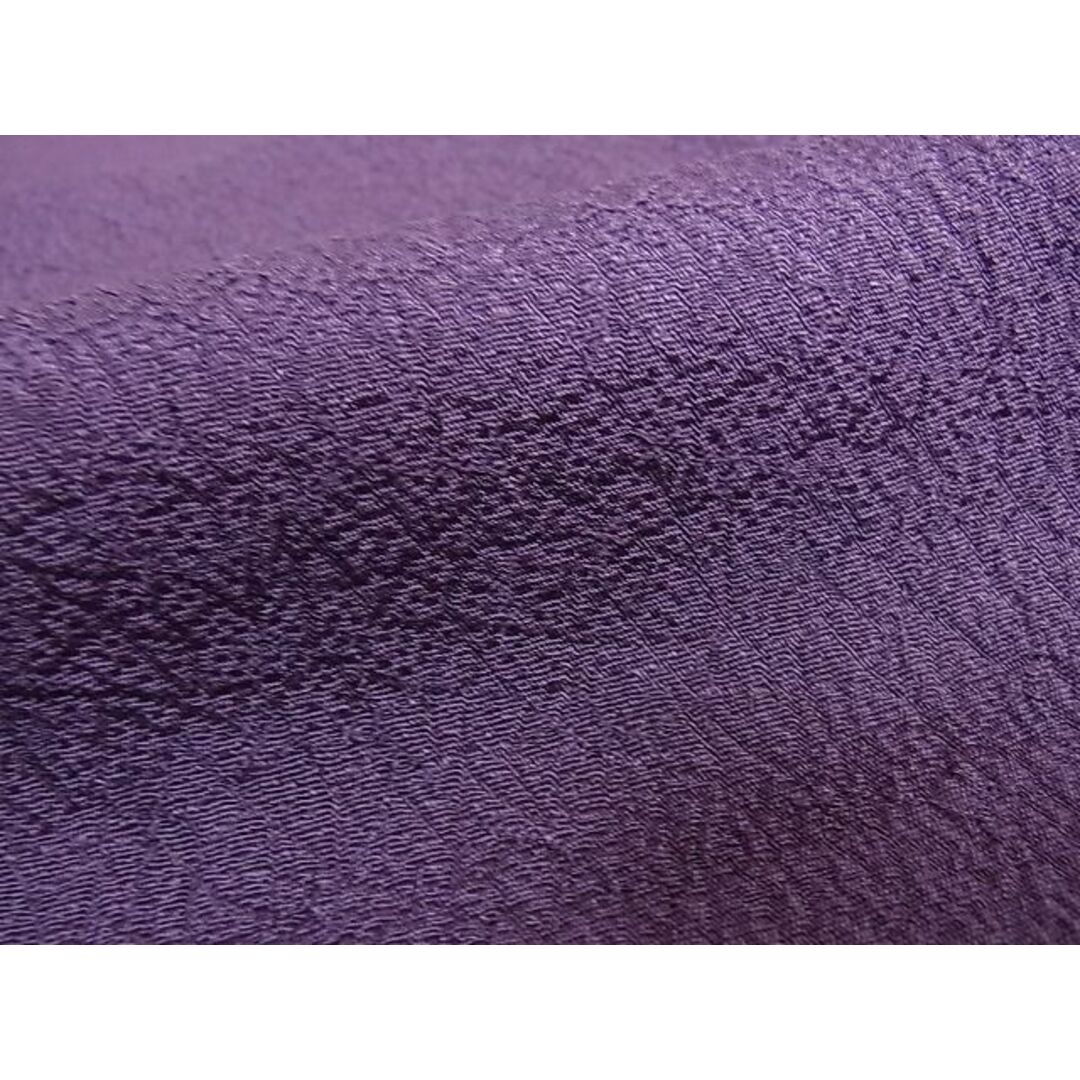 平和屋2■上質な色無地　単衣　茄子紺色　逸品　DAAB4850ic レディースの水着/浴衣(着物)の商品写真
