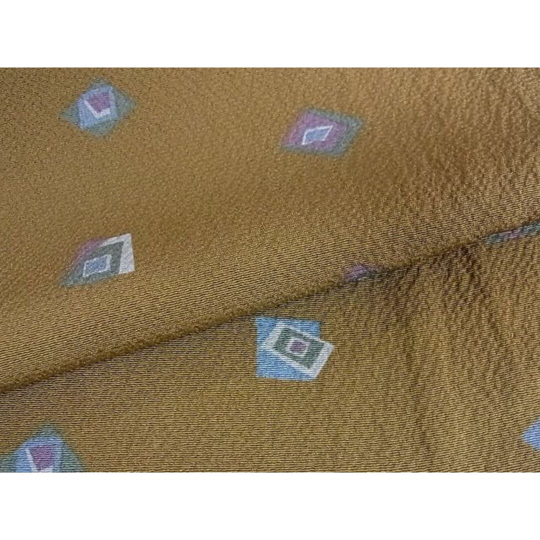 平和屋2■上質な小紋　単衣　色紙散らし　逸品　DAAB4849ic レディースの水着/浴衣(着物)の商品写真
