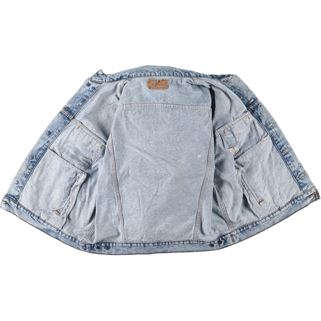 Levi's(リーバイス)の古着 90年代 リーバイス Levi's 70507-0219 ケミカルウォッシュ デニムジャケット Gジャン USA製 メンズXL ヴィンテージ /eaa448679 メンズのジャケット/アウター(Gジャン/デニムジャケット)の商品写真