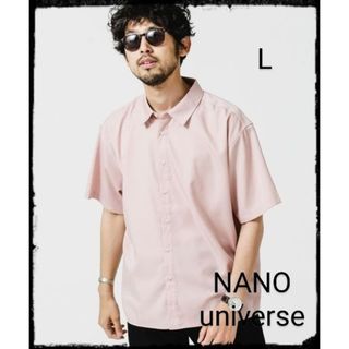 ナノユニバース(nano・universe)の【美品】《WEB限定》エントリーレギュラーワイドシャツ/半袖(シャツ)