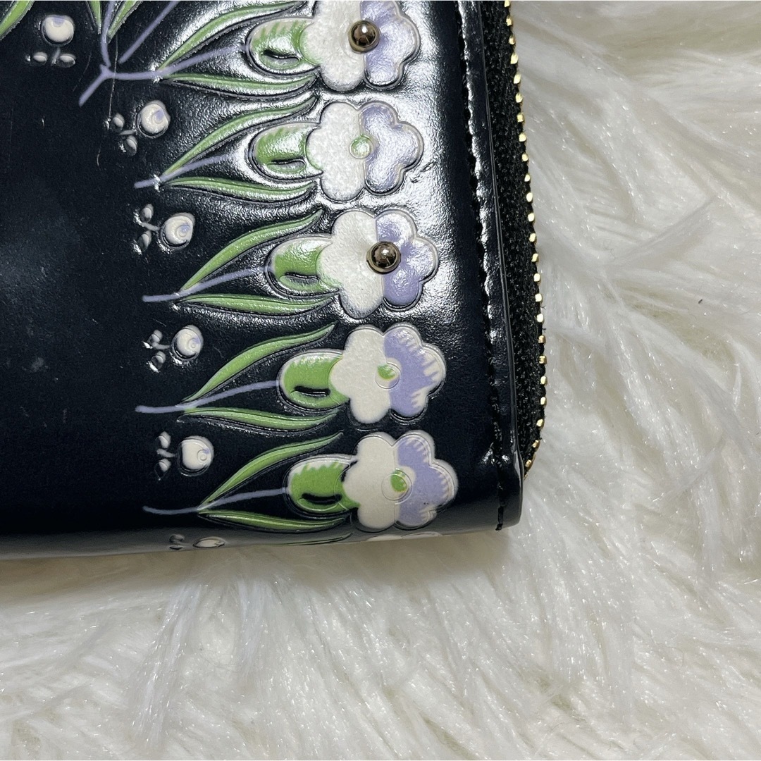ANNA SUI(アナスイ)の美品■アナスイ(ANNA SUI)フローラ マルチケース ミニ財布 レディースのファッション小物(財布)の商品写真