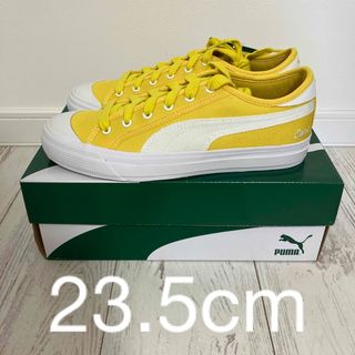 PUMA - 新品 23.5cm PUMA スニーカー シューズ 靴 メンズ レディース 黄色