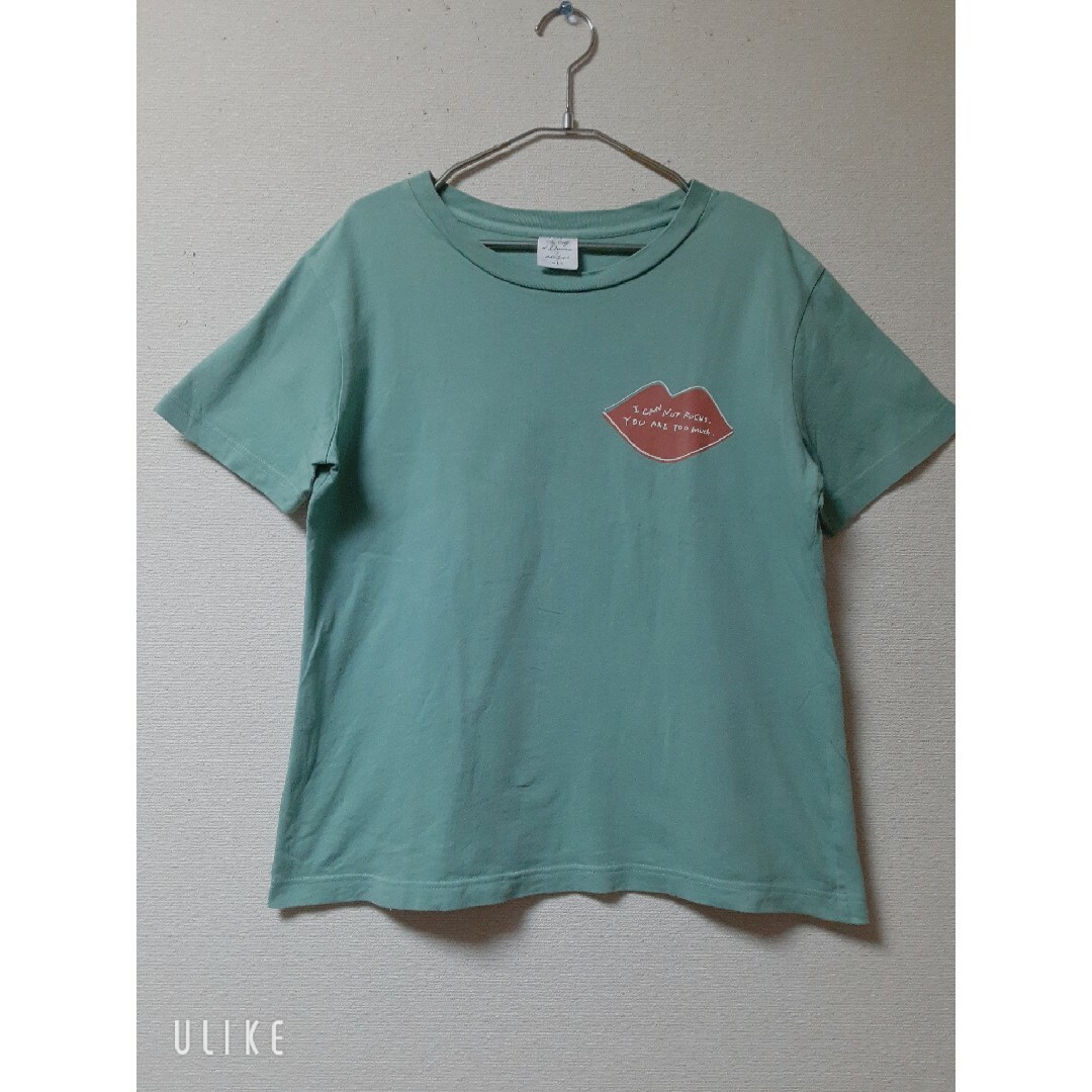 GU(ジーユー)のGU♡Tシャツ L　ミントグリーン💚 レディースのトップス(Tシャツ(半袖/袖なし))の商品写真