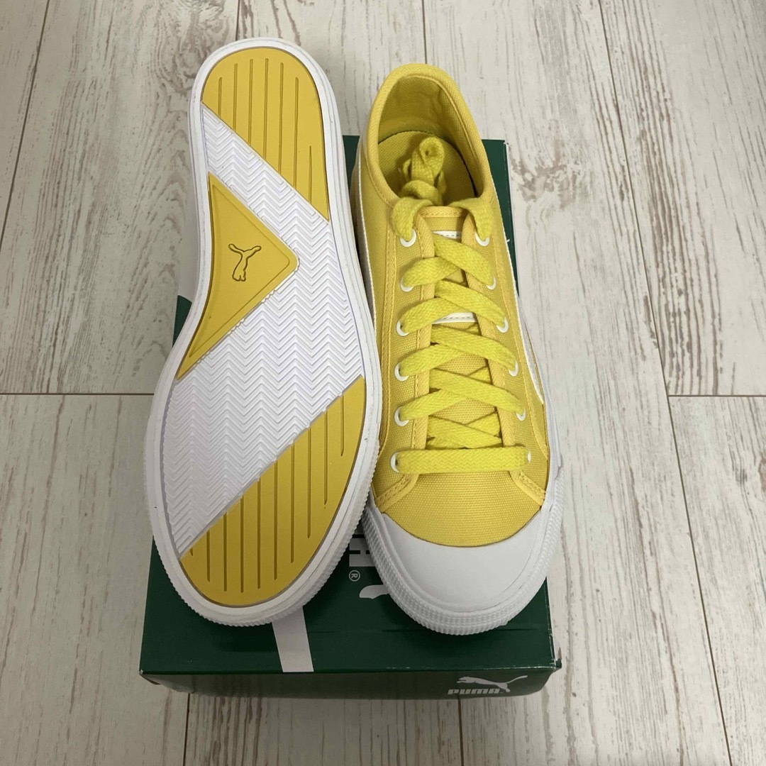 PUMA(プーマ)の新品 23cm PUMA スニーカー シューズ 靴 メンズ レディース イエロー レディースの靴/シューズ(スニーカー)の商品写真