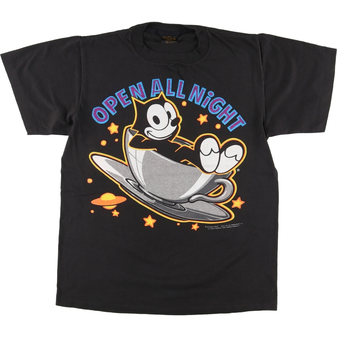 古着 90年代 Changes Felix the Cat フィリックスザキャット キャラクタープリントTシャツ USA製 メンズL ヴィンテージ /eaa448535 メンズのトップス(Tシャツ/カットソー(半袖/袖なし))の商品写真