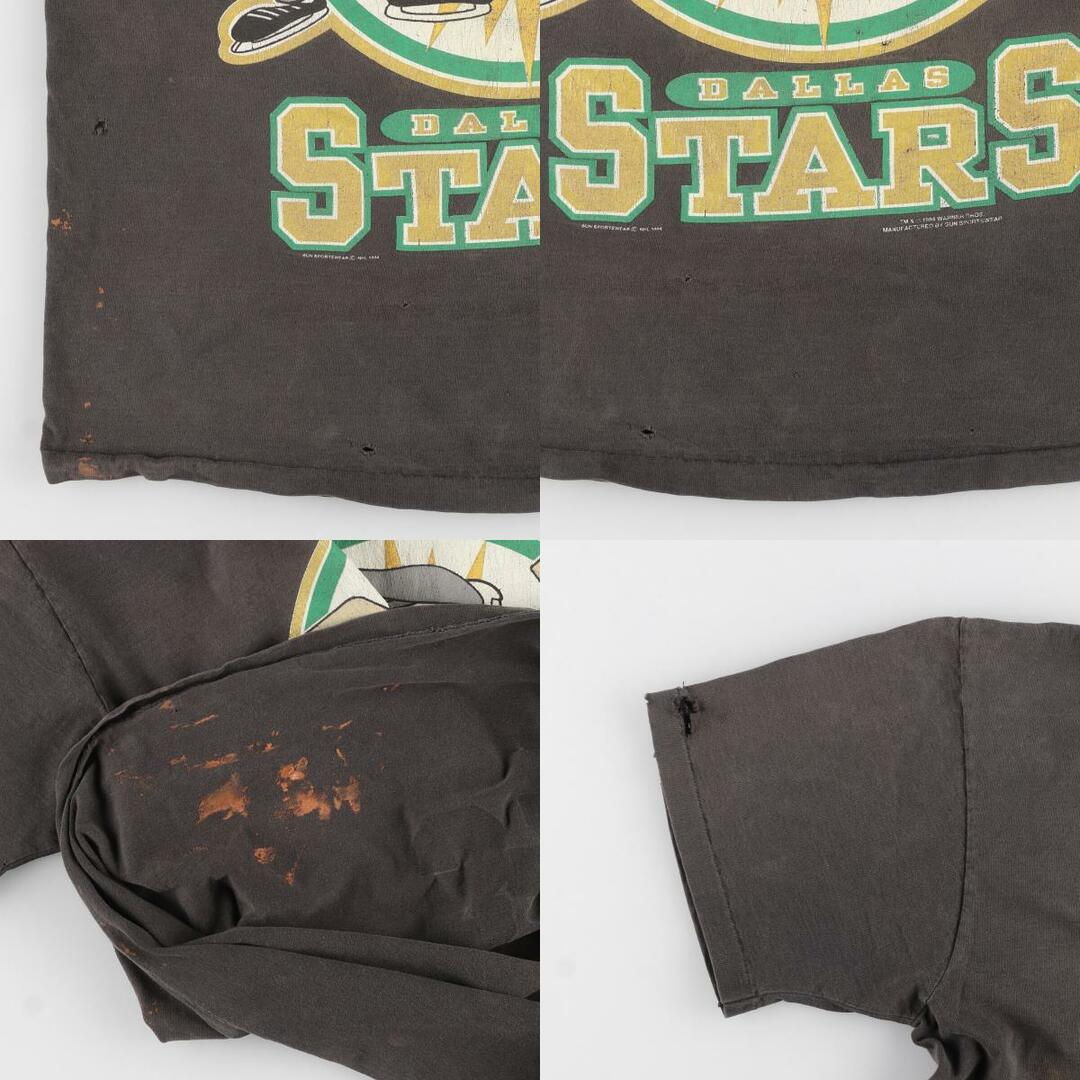 古着 90年代 X PRESS LANE NHL Dallas Stars ダラススターズ LOONEY TUNES ルーニーテューンズ タズマニアンデビル バッグスバニー キャラクタープリントTシャツ メンズL ヴィンテージ  /eaa448538 メンズのトップス(Tシャツ/カットソー(半袖/袖なし))の商品写真