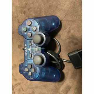 極美品！デュアルショック2  PS2用コントローラー　レアカラーレテショズブルー