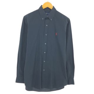 ラルフローレン(Ralph Lauren)の古着 ラルフローレン Ralph Lauren CLASSIC FIT クラシックフィット 長袖 ボタンダウンシャツ メンズM /eaa448032(シャツ)