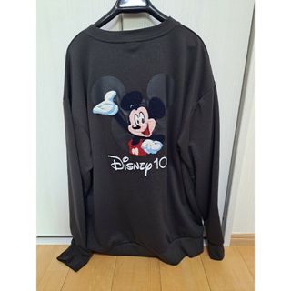 Disney - 【新品】ディズニー/Disney100周年ミッキーサガラ刺繍スウエットLサイズ