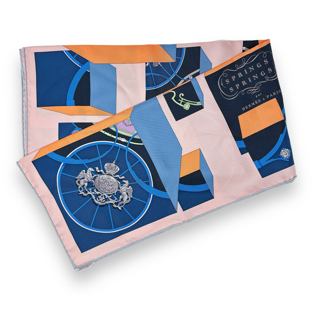 HERMES - エルメス カレ90 シルク スプリング スプリング HERMES - エルメス カレ90 シルク スプリング スプリング