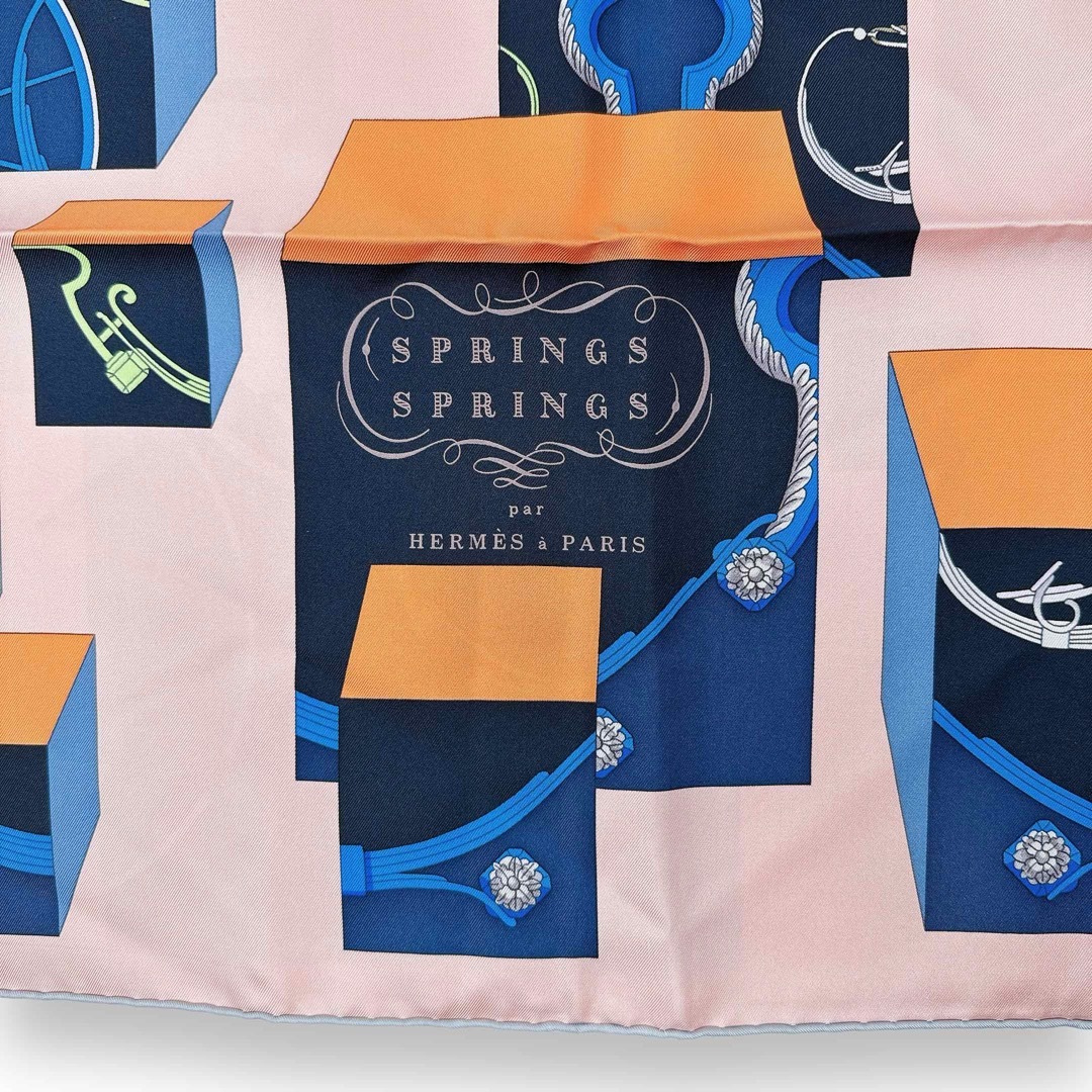 HERMES - エルメス カレ90 シルク スプリング スプリング HERMES - エルメス カレ90 シルク スプリング スプリング
