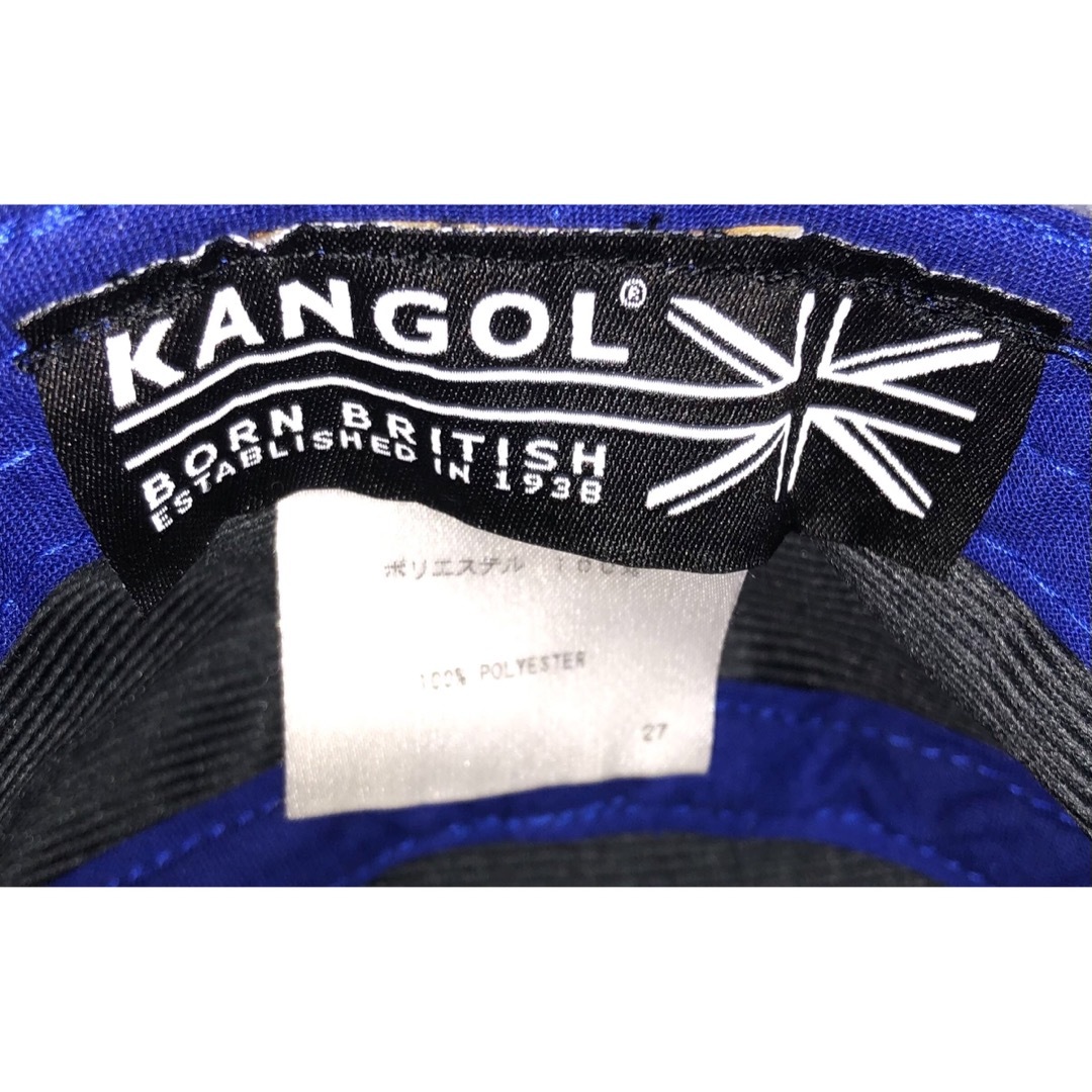 KANGOL(カンゴール)のM 美品 KANGOL バケットハット ベルハット カンゴール マルチカラー 青 メンズの帽子(ハット)の商品写真