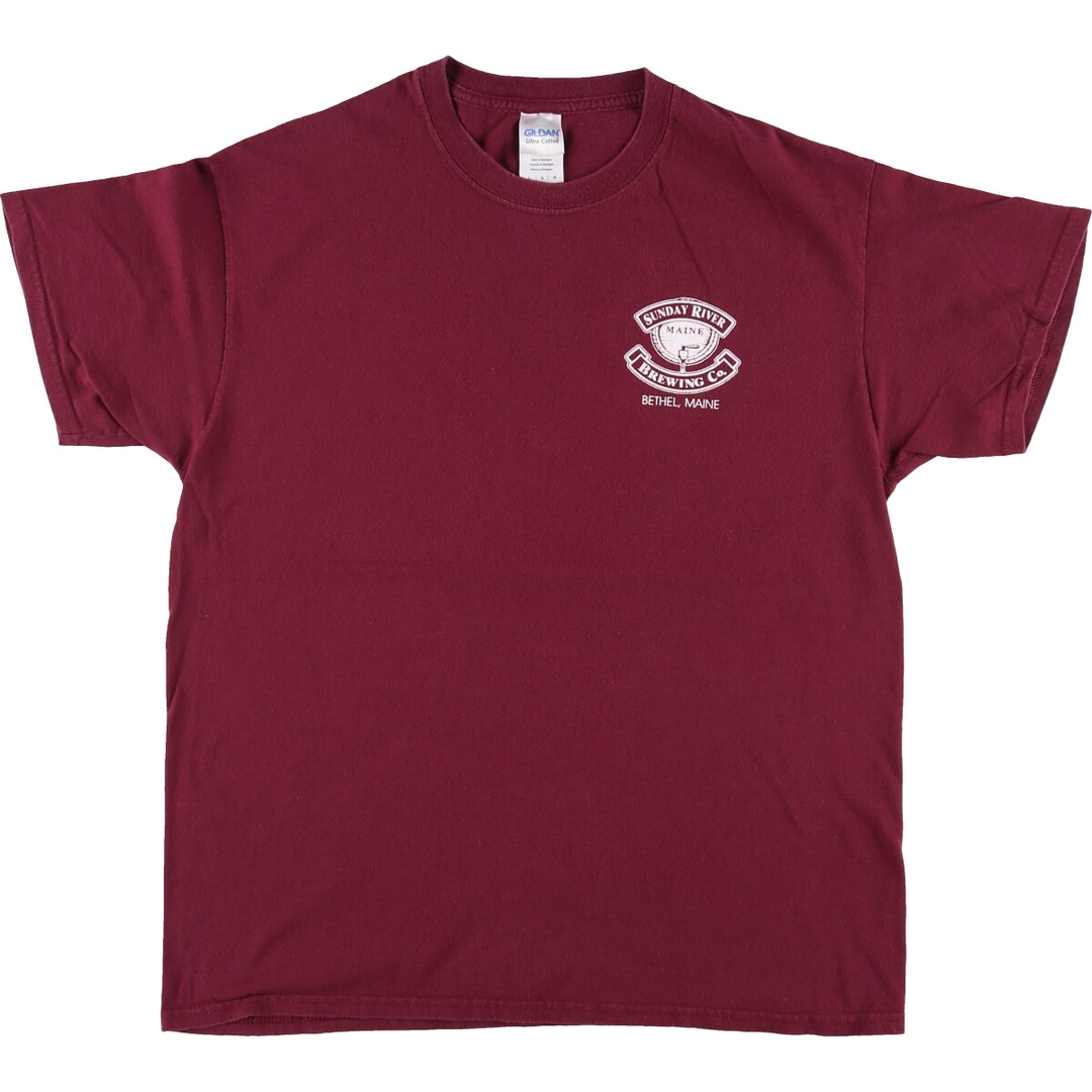 古着 ギルダン GILDAN Sunday River Brewing Company アドバタイジングTシャツ メンズL /eaa443577 メンズのトップス(Tシャツ/カットソー(半袖/袖なし))の商品写真