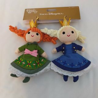 ディズニー(Disney)の【交渉可】ディズニーシー ファンタジースプリングス アナ雪 ぬいぐるみチャーム(キャラクターグッズ)