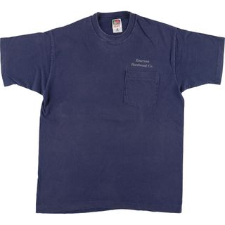 フルーツオブザルーム(FRUIT OF THE LOOM)の古着 90年代 フルーツオブザルーム FRUIT OF THE LOOM EMERSON HARDWOOD COMPANY アドバタイジングTシャツ USA製 メンズL ヴィンテージ /eaa443583(Tシャツ/カットソー(半袖/袖なし))