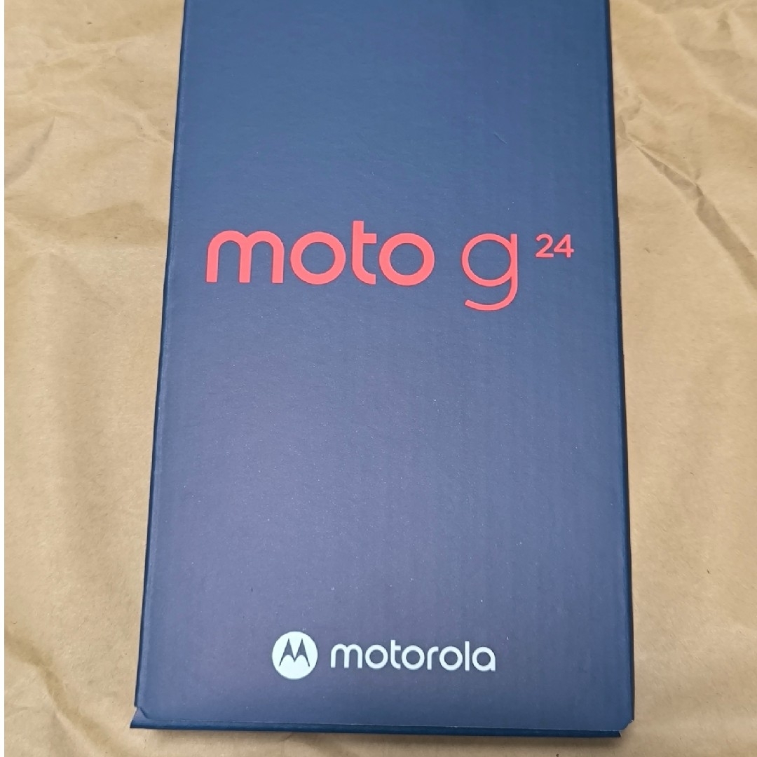 Motorola(モトローラ)のmoto g24 マットチャコール ほぼ新品  1台 スマホ スマホ/家電/カメラのスマートフォン/携帯電話(スマートフォン本体)の商品写真