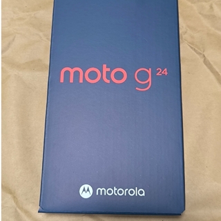 モトローラ(Motorola)のmoto g24 マットチャコール ほぼ新品  1台 スマホ(スマートフォン本体)