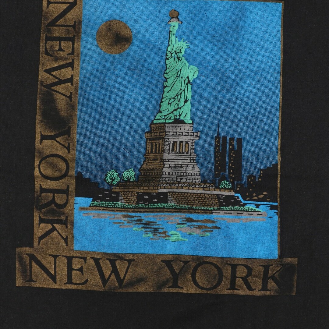 古着 90年代 New York 自由の女神 プリントTシャツ メンズM クルーネック(丸首) ヴィンテージ /eaa448522 メンズのトップス(Tシャツ/カットソー(半袖/袖なし))の商品写真