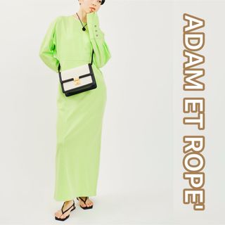 AER ADAM ET ROPE - ADAM ET ROPE' アダムエロペ グロス ジャージ ワンピース ロング