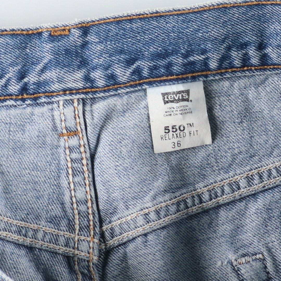 Levi's(リーバイス)の古着 リーバイス Levi's 550 CLASSIC RELAXED FIT 00レングス デニムショーツ ハーフパンツ メンズw36 /eaa448775 メンズのパンツ(ショートパンツ)の商品写真