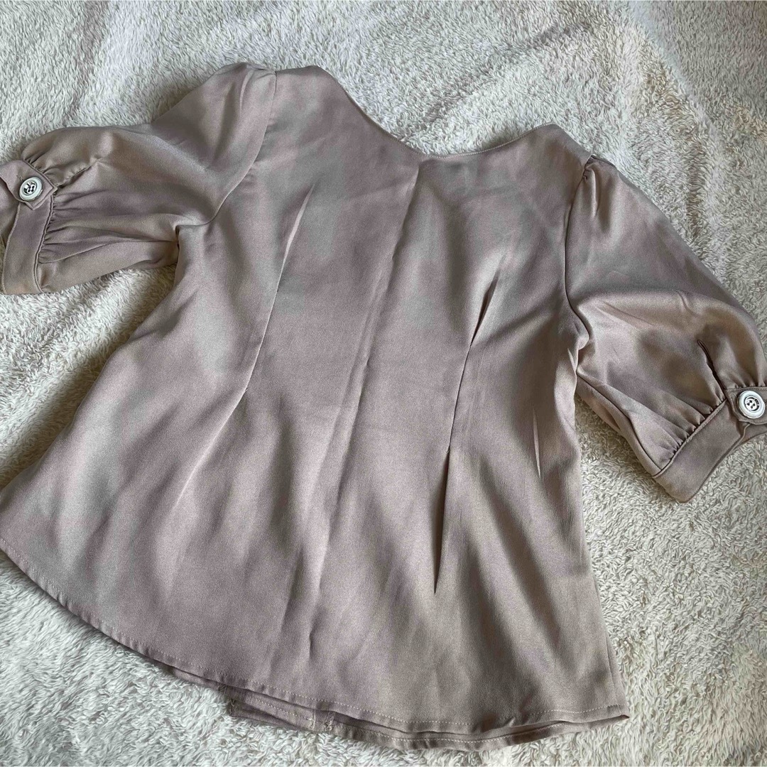 ペプラム ブラウス 半袖 レディースのトップス(シャツ/ブラウス(半袖/袖なし))の商品写真