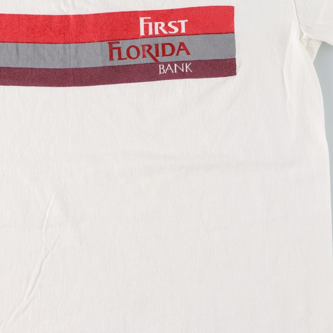 古着 90年代 Stedman FIRST FLORIDA BANK アドバタイジングTシャツ USA製 メンズM ヴィンテージ /eaa443966 メンズのトップス(Tシャツ/カットソー(半袖/袖なし))の商品写真