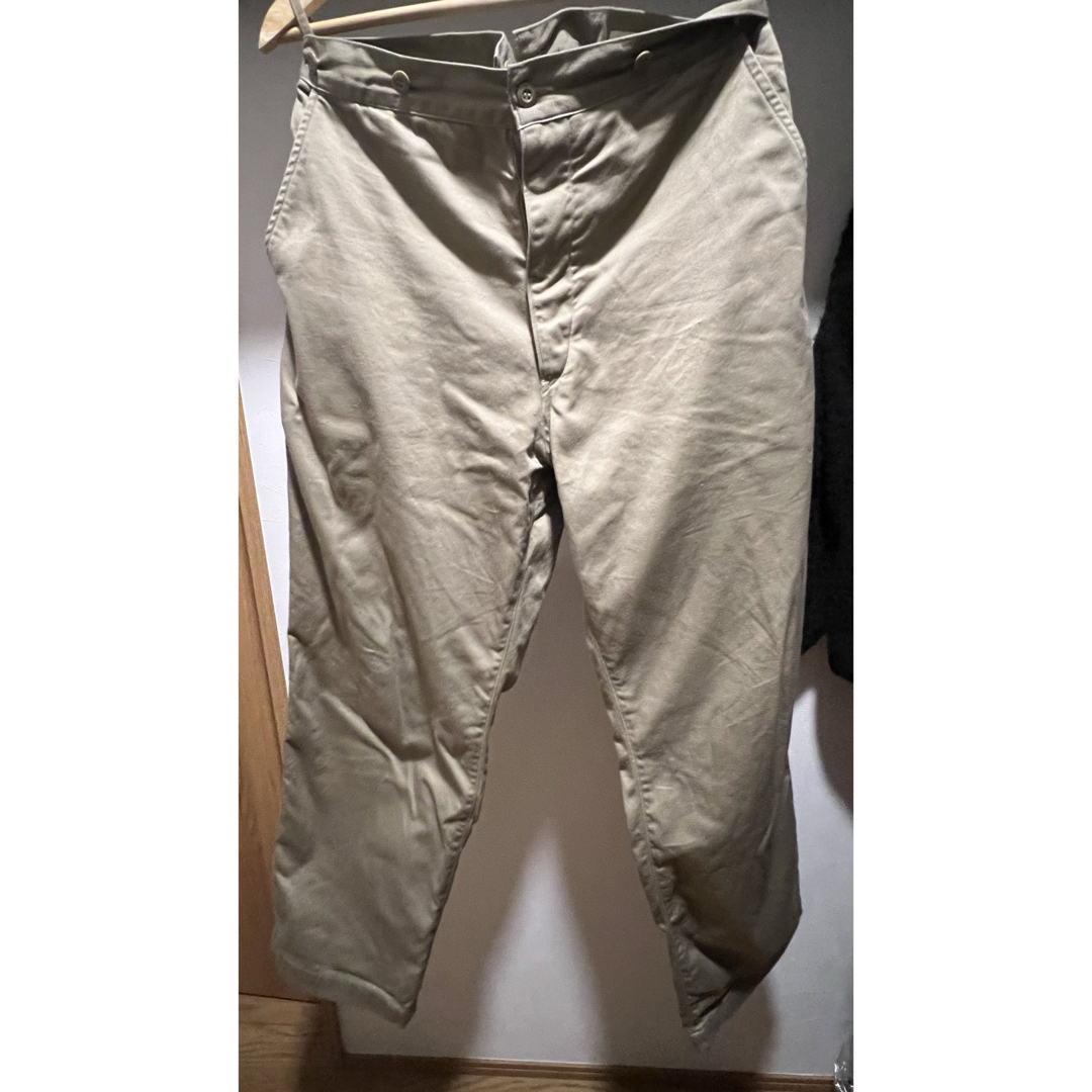 COMOLI コモリ22SS コットンチノ オーバーパンツ2 COMOLI コモリ22SS コットンチノ オーバーパンツ2
