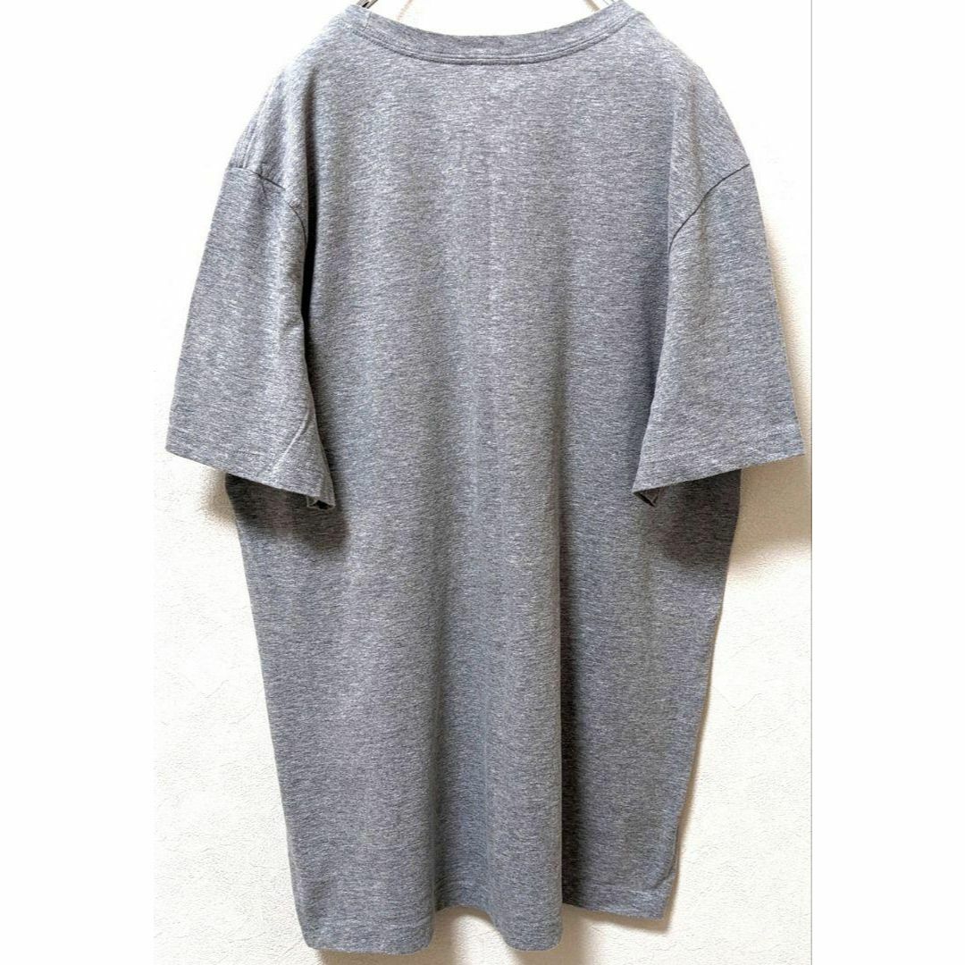 NIKE(ナイキ)のナイキ NIKE ワンポイントロゴ Tシャツ グレー 灰色 L 古着 メンズのトップス(Tシャツ/カットソー(半袖/袖なし))の商品写真