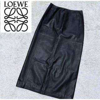 LOEWE ロエベ レザースカート