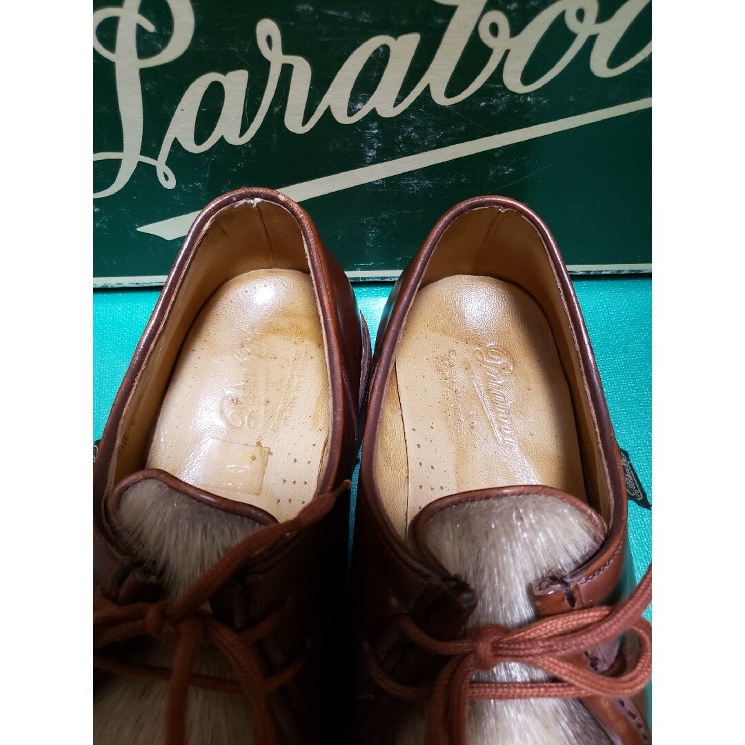 Paraboot(パラブーツ)の【希少・旧タグ】パラブーツ Michael ミカエル フォック　40.5　箱付き メンズの靴/シューズ(ドレス/ビジネス)の商品写真