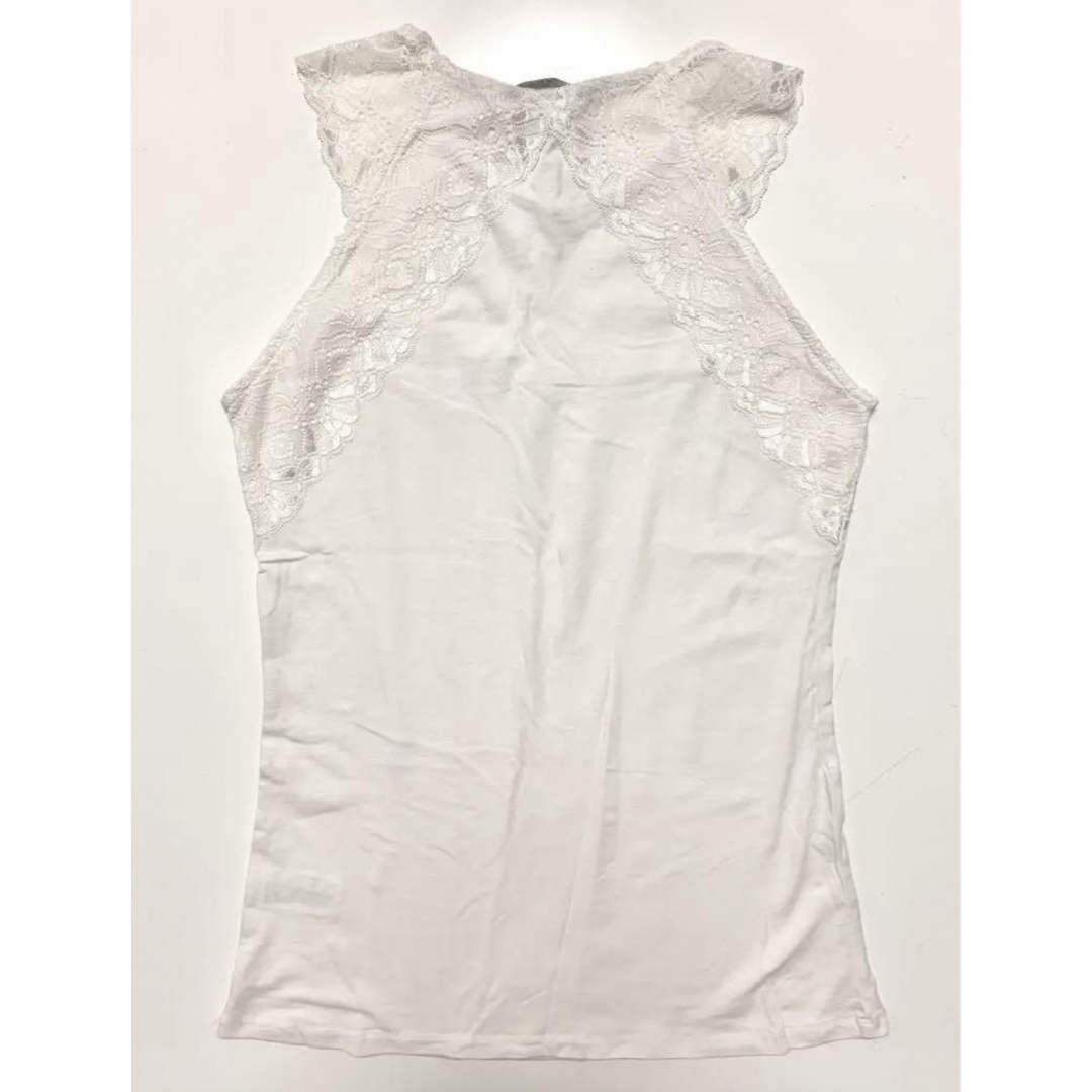 H&M(エイチアンドエム)のH&M ノースリーブ　3枚セット　黒　白　えんじ　d レディースのトップス(Tシャツ(半袖/袖なし))の商品写真
