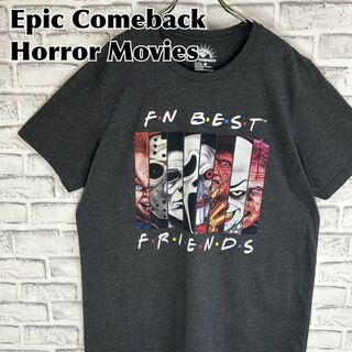 ティービーアンドムービー(TV&MOVIE)のEpic Comeback ホラームービー 悪役 キャラ ロゴ Tシャツ 半袖(Tシャツ/カットソー(半袖/袖なし))