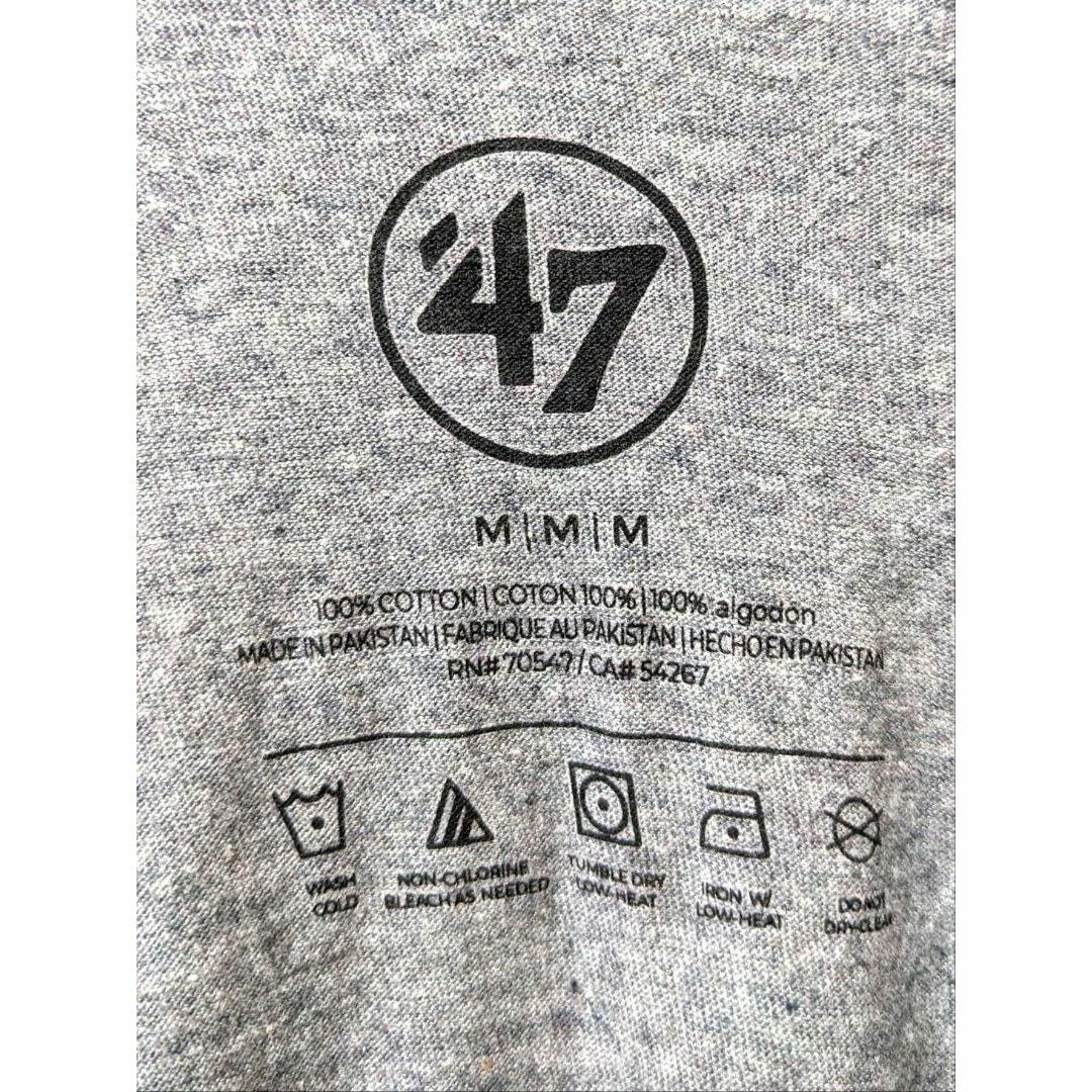 47 Brand(フォーティセブン)の47 NFLグリーンベイパッカーズ ロゴ Tシャツ グレー 灰色 古着 メンズのトップス(Tシャツ/カットソー(半袖/袖なし))の商品写真