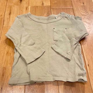 オーシャンアンドグラウンド(OCEAN&GROUND)のカットソー トップス　長袖　ベージュ　キッズ(Tシャツ/カットソー)