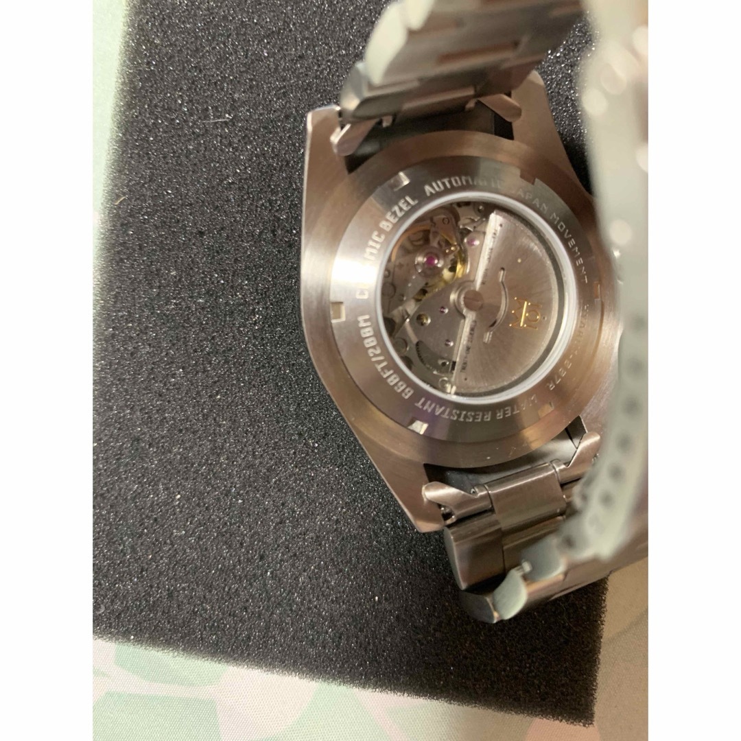 HYAKUICHI(ヒャクイチ)のダイバーズウォッチ。ヒャクイチ１０１。ブラック。ブラックシップ。 メンズの時計(腕時計(アナログ))の商品写真