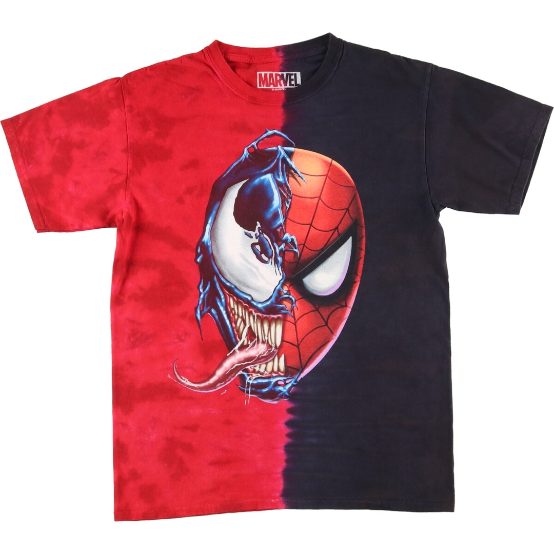 古着 SPIDER MAN スパイダーマン タイダイ柄 キャラクタープリントTシャツ メンズM /eaa447834 メンズのトップス(Tシャツ/カットソー(半袖/袖なし))の商品写真