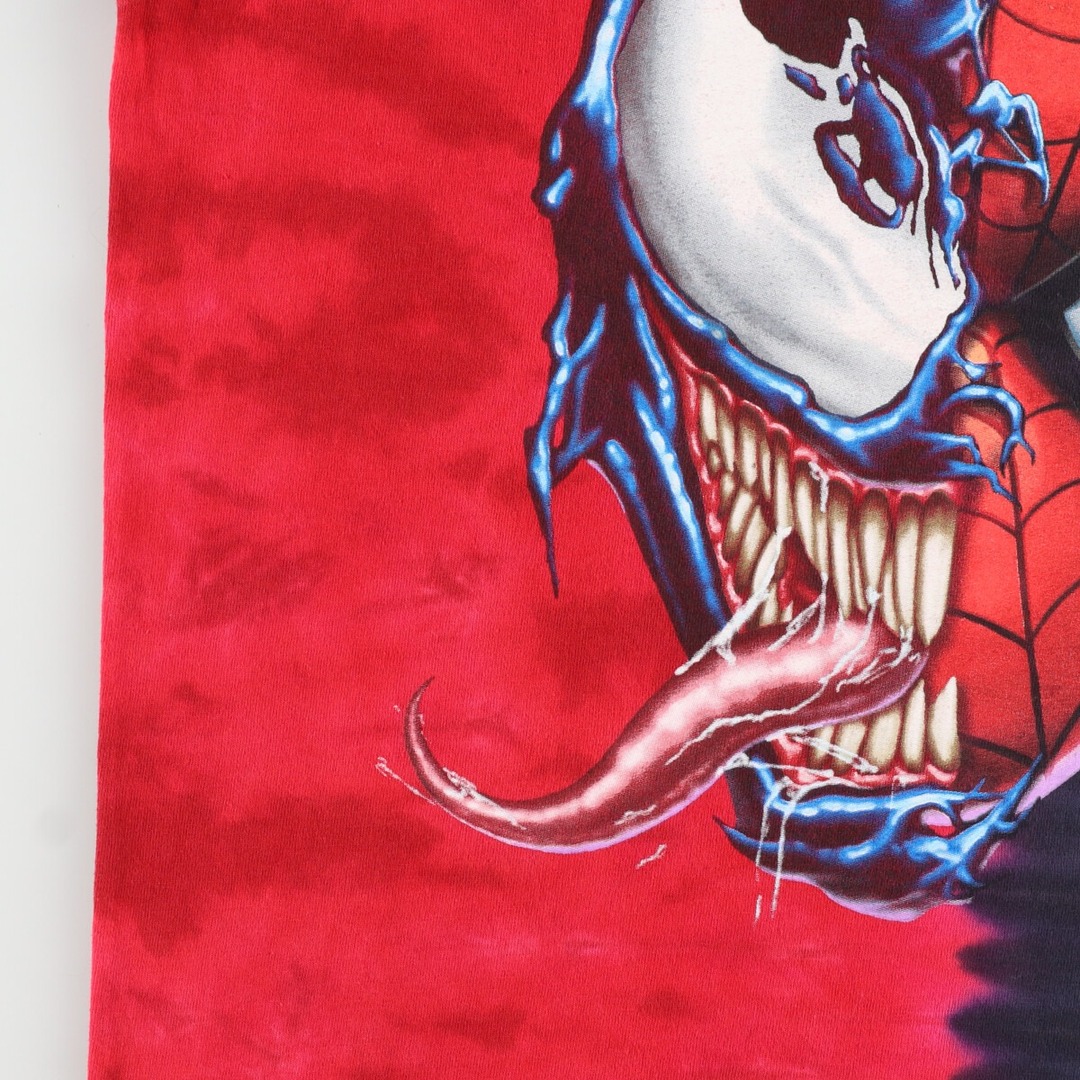 古着 SPIDER MAN スパイダーマン タイダイ柄 キャラクタープリントTシャツ メンズM /eaa447834 メンズのトップス(Tシャツ/カットソー(半袖/袖なし))の商品写真