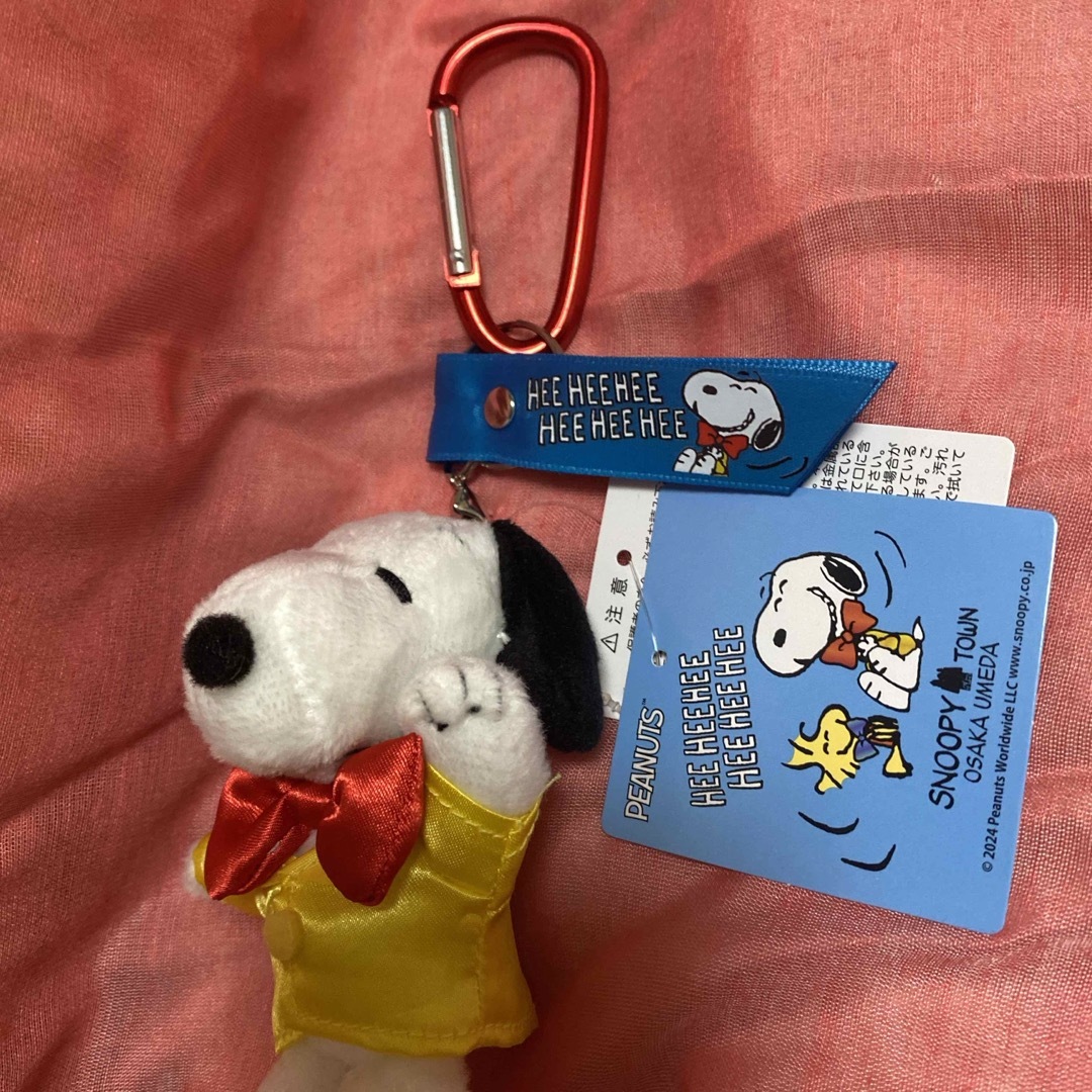 SNOOPY(スヌーピー)のスヌーピー　大阪限定マスコット　欽ちゃんおまけ付き エンタメ/ホビーのおもちゃ/ぬいぐるみ(キャラクターグッズ)の商品写真