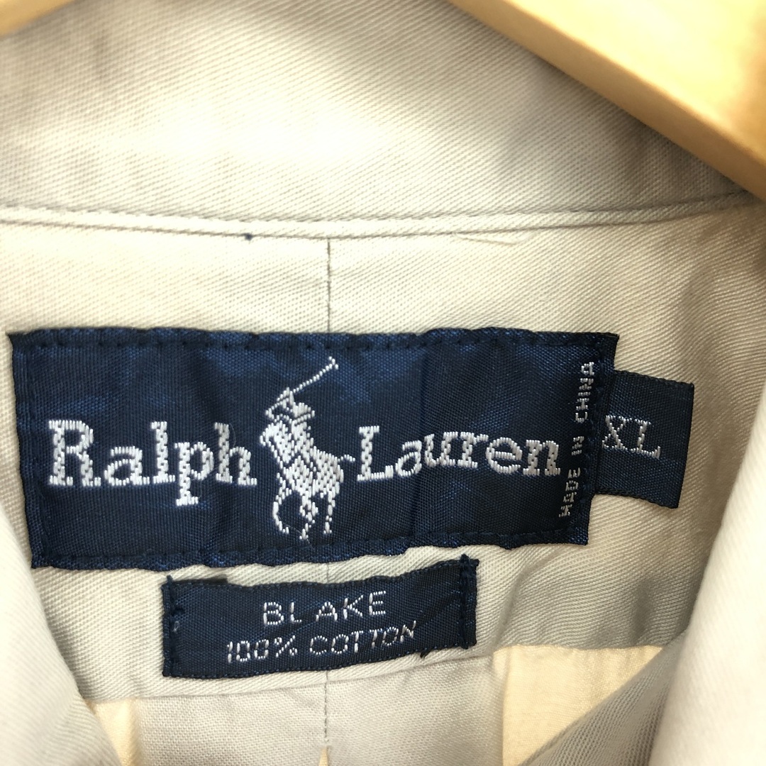 Ralph Lauren(ラルフローレン)の古着 ラルフローレン Ralph Lauren BLAKE 半袖 ボタンダウンシャツ メンズXL /eaa448555 メンズのトップス(シャツ)の商品写真