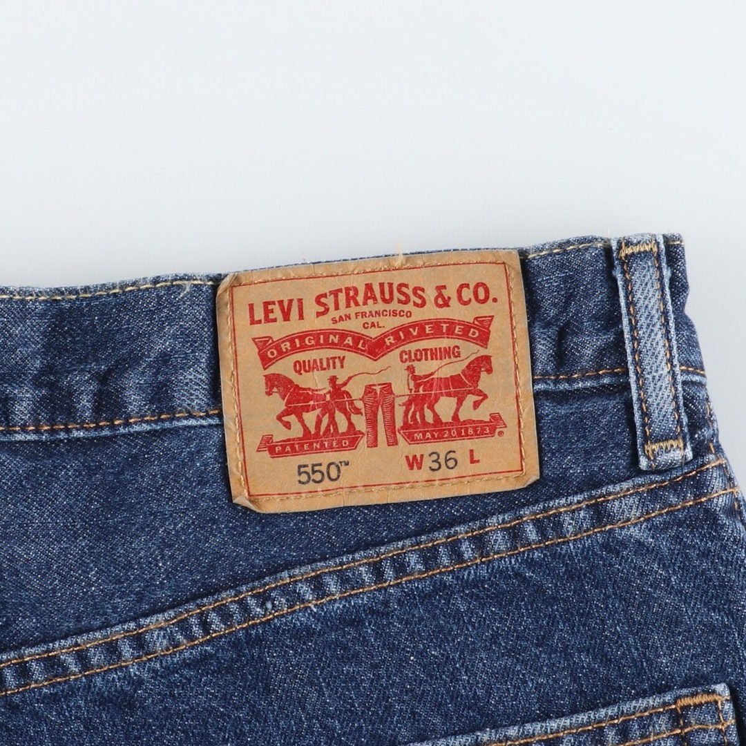 Levi's(リーバイス)の古着 リーバイス Levi's 550-2114 デニムショーツ ショートパンツ メンズw37 /eaa448787 メンズのパンツ(ショートパンツ)の商品写真