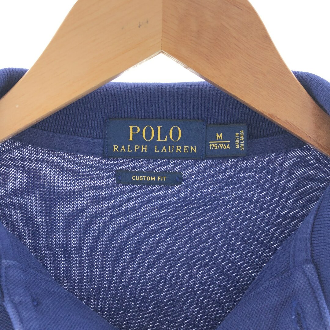 Ralph Lauren(ラルフローレン)の古着 ラルフローレン Ralph Lauren POLO RALPH LAUREN CUSTOM FIT 半袖 ポロシャツ メンズM /eaa381443 メンズのトップス(ポロシャツ)の商品写真