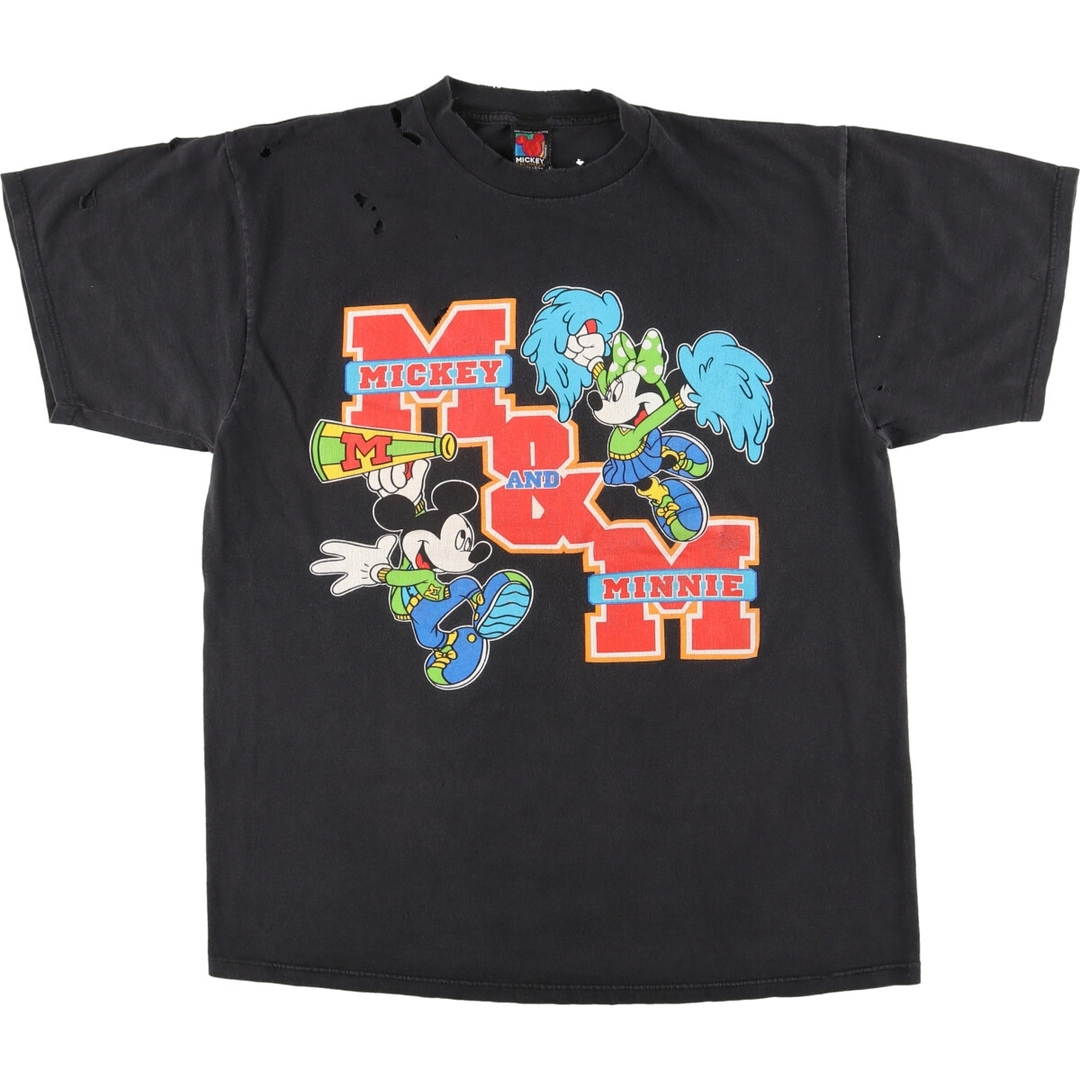 古着 90年代 MICKEY UNLIMITED MICKEY MOUSE ミッキーマウス キャラクタープリントTシャツ メンズXL ヴィンテージ /eaa448542 メンズのトップス(Tシャツ/カットソー(半袖/袖なし))の商品写真