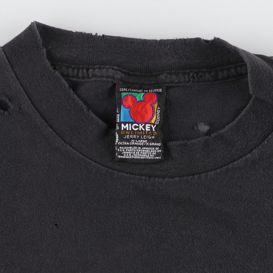 古着 90年代 MICKEY UNLIMITED MICKEY MOUSE ミッキーマウス キャラクタープリントTシャツ メンズXL ヴィンテージ /eaa448542 メンズのトップス(Tシャツ/カットソー(半袖/袖なし))の商品写真