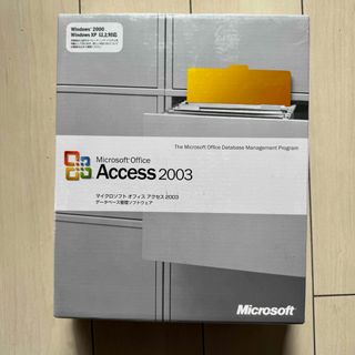 マイクロソフト(Microsoft)の【未開封】マイクロソフト オフィス アクセス2003(その他)