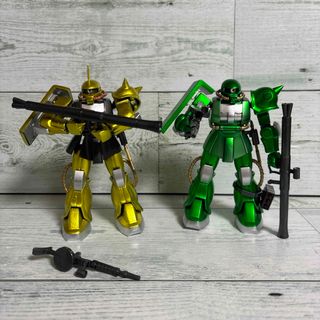 BANDAI - 【ジャンク品】 ガンプラ ザクII & シャー専用ザクII キャンディー塗装