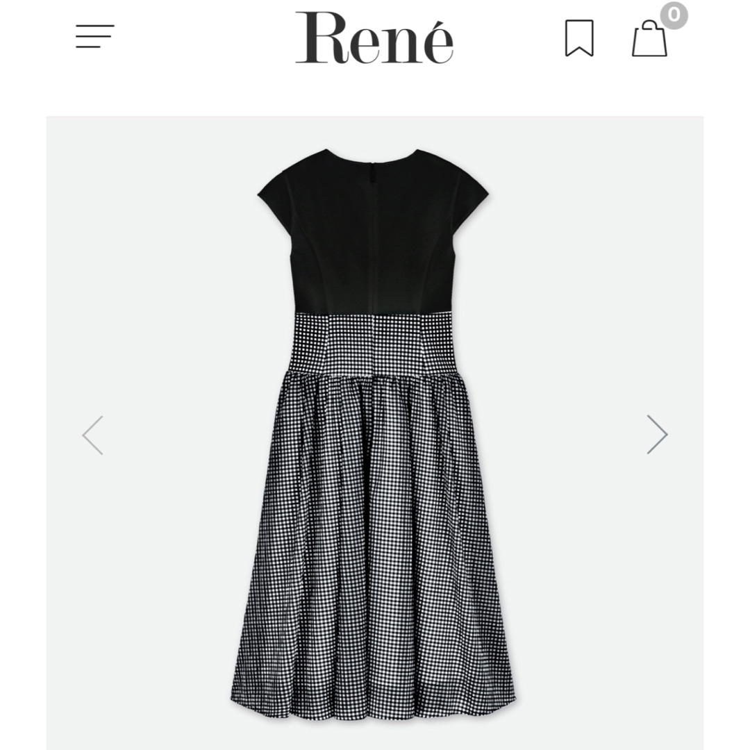 René(ルネ)のご専用です　Rene♡ 2023年 ワンピース“Lady Check” レディースのワンピース(ロングワンピース/マキシワンピース)の商品写真