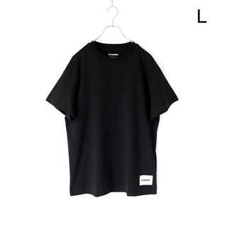 ジルサンダー(Jil Sander)の新品正規品 23aw Jil Sander+ 3パック Tシャツ ブラック L(Tシャツ/カットソー(半袖/袖なし))