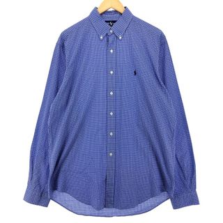 ラルフローレン(Ralph Lauren)の古着 ラルフローレン Ralph Lauren YARMOUTH 長袖 ボタンダウンチェックシャツ メンズXL /eaa448240(シャツ)