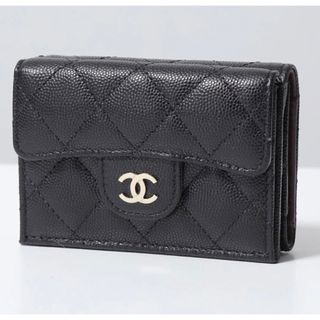 新品未使用✨ CHANEL クラシック　三つ折り　ミニ財布