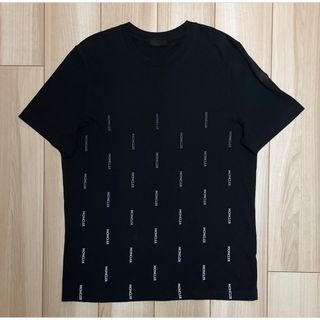 モンクレール(MONCLER)の［新品同様］モンクレール　ロゴグラデーションTシャツ　ブラック　S(Tシャツ/カットソー(半袖/袖なし))